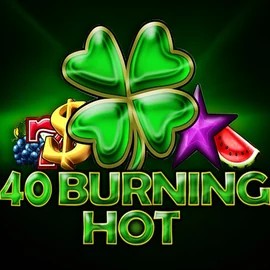 40 Burning Hot logo – Slots by Amusnet Interactive at Spinstein Casino