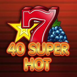 40 Super Hot slot logo by Amusnet Interactive at Spinstein Casino