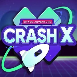 Crash X logo – Casino Games by Turbo Games at Spinstein Casino