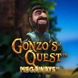 Gonzo's Quest Megaways logo – Slots by Red Tiger Gaming at Spinstein Casino